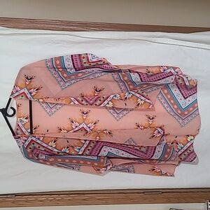 LIVE FOR TRUTH WOMEN'S SIZE MEDIUM SWIMSUIT, SUN  COVER SHEER BOHO BEAUTY